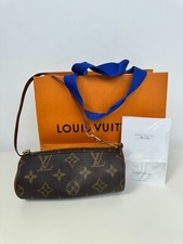 Borsa Papillon Mini Louis Vuitton Donna Marrone Monogram Pelle Pre Owned