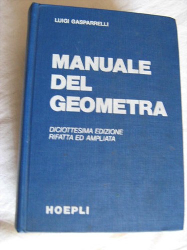 Gasparrelli manuale del - l.,