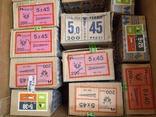 Viti legno (varie misure) a intaglio, Mustad Sival IVIS, restauro modernariato