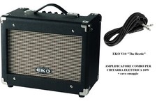 EKO V10 The Beetle AMPLIFICATORE PORTATILE 10W PER CHITARRA ELETTRICA CON CAVO