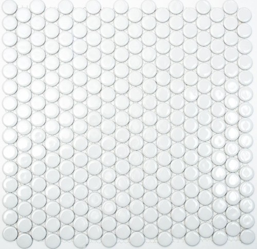 Mosaico ceramica bianca - in,