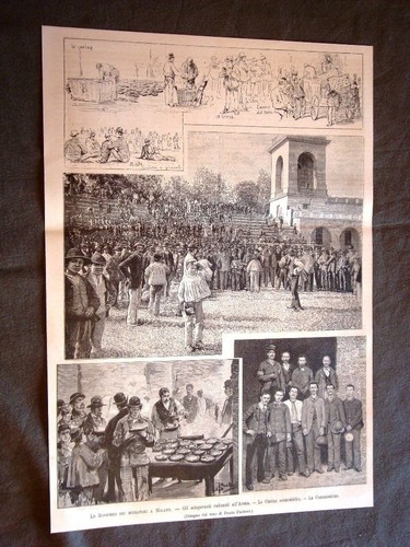 Milano nel 1887 sciopero dei - milano,