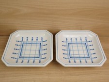 COPPIA DI PIATTI FONDI MAC MAESTRI D'ARTE CERAMICA EX ERNESTINE SALERNO vintage