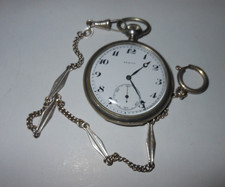 Orologio Tasca ZENITH GRAND PRIX PARIS 1900 con catenina punzonata FUNZIONANTE