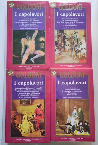 Capolavori carlo goldoni - goldoni,