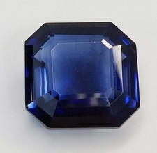 VVS Blue Tanzanite Asscher Cut