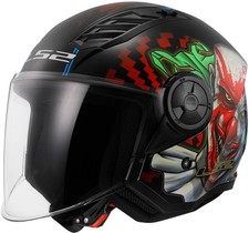 Casco jet con visiera ls2 - casco,