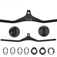 Manubrio bici mtb fibra di carbonio 740/760/800mm -14°/10° gradi finitura opaca