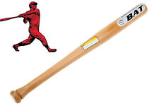 Mazza da baseball softball legno da 72cm 29"  sport allenamento adulti bambini