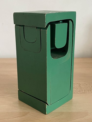 Vintage 1960 wooden 3d - vintage, 1960's