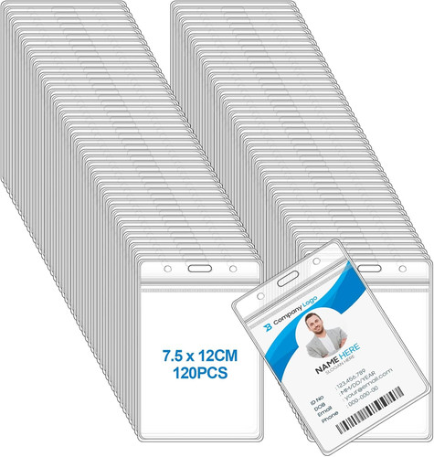 120 pezzi porta badge - 120,