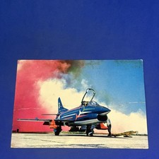 FIAT G 91 PATTUGLIA ACROBATICA NAZIONALE CARTOLINA A COLORI