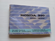 Honda CB 350 Four 1973 manuale uso manutenzione libretto originale italiano