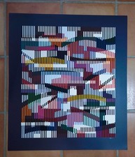 YAACOV AGAM - Sérigraphie originale signée - Superbe - Lithographie