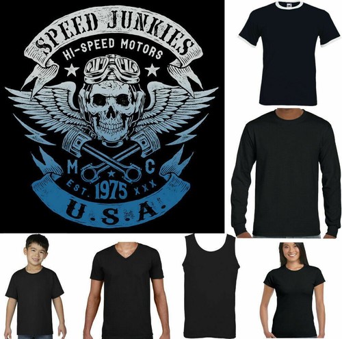 Maglietta biker usa uomo moto - maglietta,