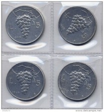 5 lire - uva - 1949-1950 -