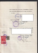 13170 PENNE (PESCARA) Documento  Anno 1948  vedi modello personalizzato