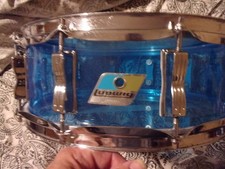 Ludwig vistalite blue - blue, 14"