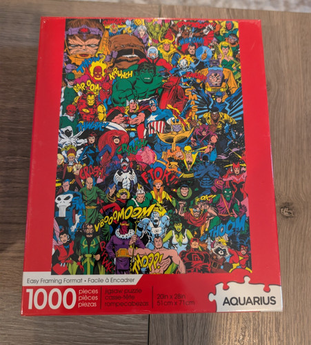 Marvel retro cast puzzle - cast, 1000