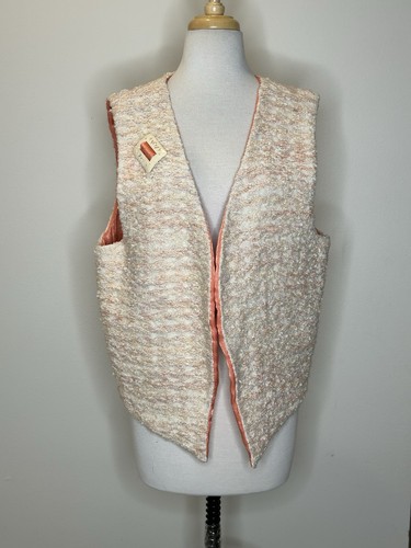 Gilet bouclé testurizzato