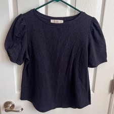 Top LOFT testurizzato manica a