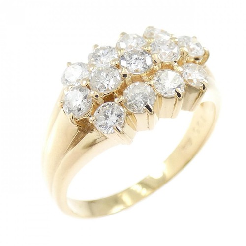 Autentico anello con diamanti