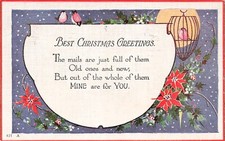 Antica cartolina natalizia