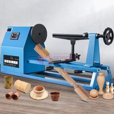 Tornio per Legno Tornio per Lavorazione del Legno Velocità Regolabile Tornio 370W/550W