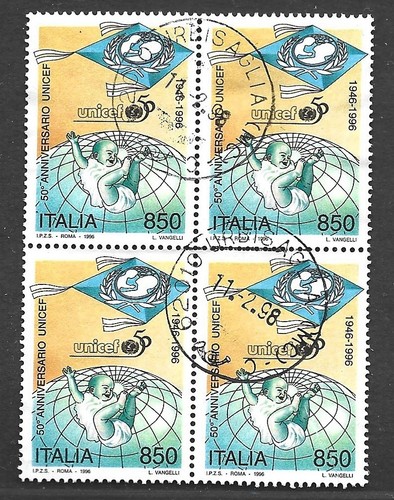 Quartina francobolli italia - francobolli,