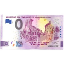 0€ ZERO EURO SOUVENIR BANCONOTA ITALIA 2023 - MERCATINO DEL TEMPO CHE FU -