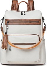 Zaino per laptop in pelle