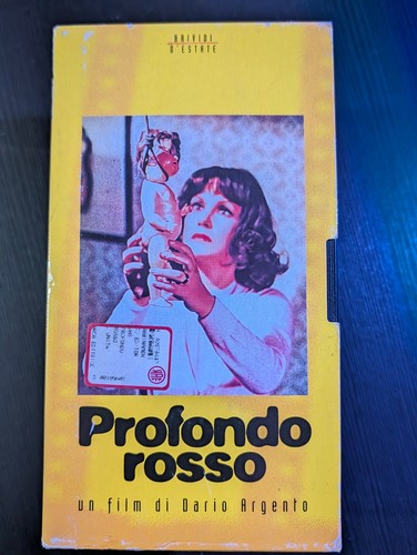 Vhs profondo rosso - rosso, dario