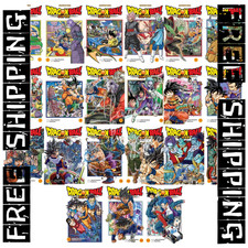 Dragon Ball Super Manga Volume 1-21 Set Sciolto Versione Inglese Spedizione GRATUITA