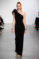 Aidan Mattox Organza Ruffle