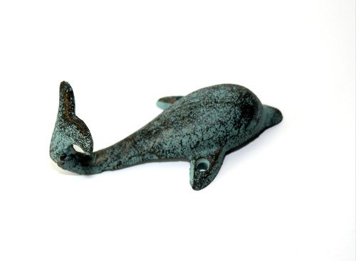 Antico gancio delfino - , in