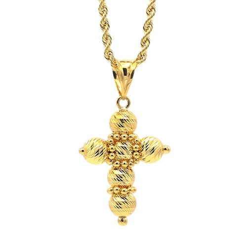 Collana unisex con croce - collana,