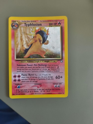 Typhlosion 111 neo genesis - typhlosion,