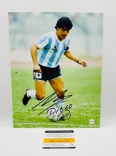 Diego Maradona foto firmata 8x10 con certificato di autenticità (PC486877)