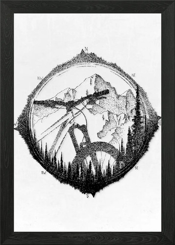 Poster arte parete con - , cornice