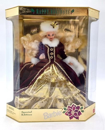 Bambola barbie happy holidays - happy,