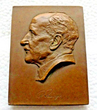  Bassorilievo in Bronzo  raffigurante profilo di uomo 