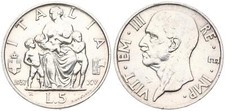 Italy - Italy 5 Lire, 1937 -