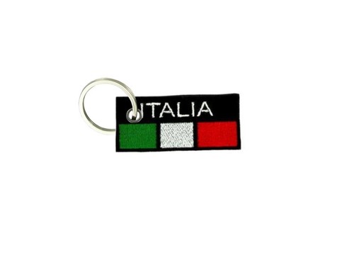 Portachiavi ricamato patch - portachiavi,