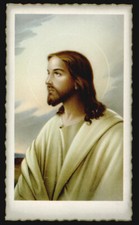 santino-holy card""ediz. NB serie M-809 VOLTO DI GESU'