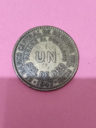 Peru coin 1947 one - coin, 1