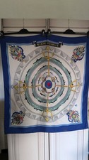 Hermes carré 90cm - 90cm,, marine