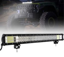 FARO BARRA SUPPLEMENTARE PROFONDITA AUTO FUORISTRADA.  12V 24V 96 LED 288W 6000K