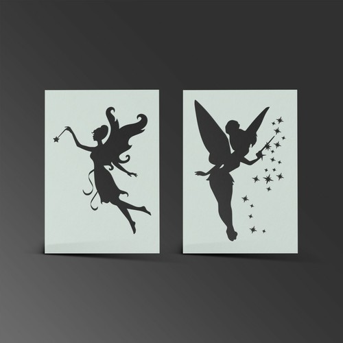 Fata stencil fantasia - , pixie