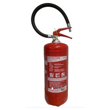 Estintore A Polvere 6 Kg Con Staffa A Muro Certificazione E Cartello Anno 2025