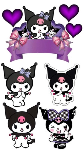 Kuromi ostia per - ostia, torta